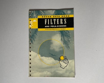 Kodak Data Book, Filters and Pola-Screens, Paperback for Ring Binder, 1946