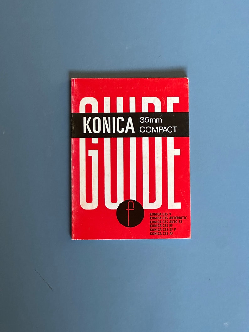 Konica 35mm Compact, Focal Press Guide, 2nd Edition 1978 - Etsy