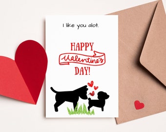 Valentine's cards for wife, Funny Valentine card, Card for her, cute, Happy Valentines Day card