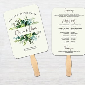 Personalized wedding fans, wedding favor, paper handheld fan, outdoor wedding, different colors to choose from image 2
