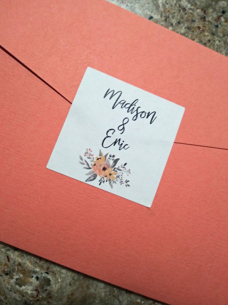 Pocketfold Wedding Invitation Printed Fully Assembled Etsy