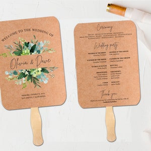 Personalized wedding fans, wedding favor, paper handheld fan, outdoor wedding, different colors to choose from image 3