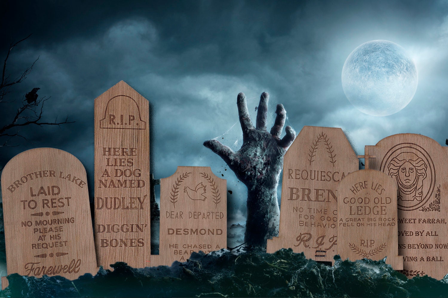 Halloween Graveyard Tombstone Decorations, Headstone Props Coffin Party  Ornament RIP Grave Stones for Outdoor Backyard Haunted House Garden Yard  Lawn Horror Home Party Favors 10.25 x 18.75- 2ct 