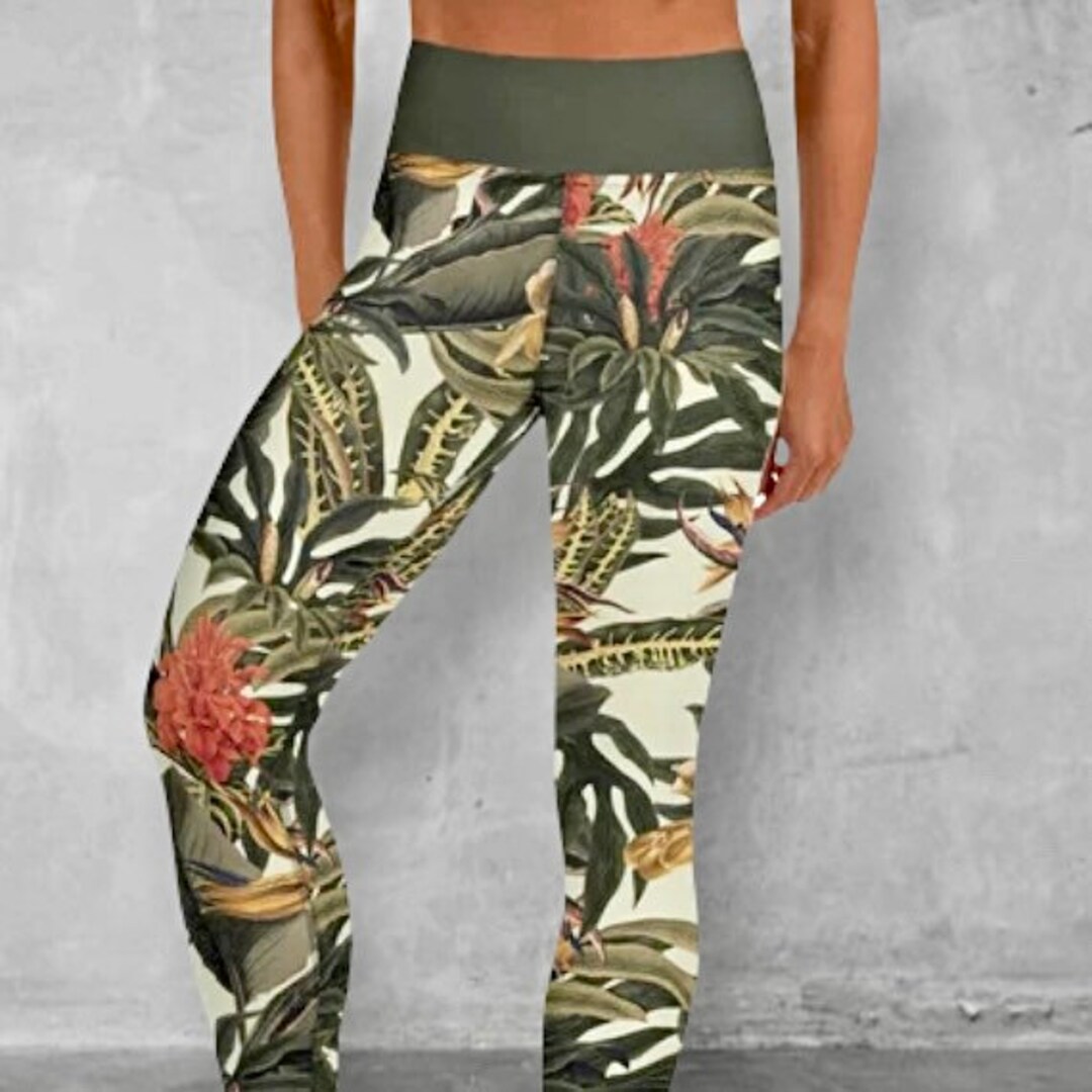 Yoga Floral Print Leggings