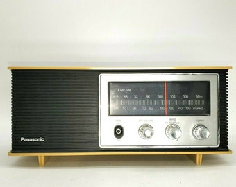 1950s WORKING Vintage General Electric Solid State AM Radio Mid Century Modern Model T1130B Works great 1960s Mad Men