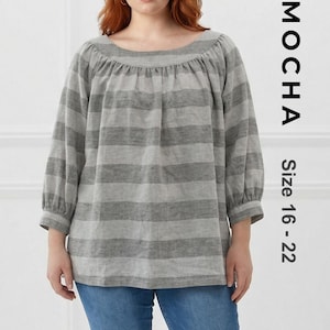 Curvy Fit Blouse Sewing Pattern | Plus Size Raglan Top PDF | Beginner Friendly Flowy Shirt | Digital Clothing Pattern Sizes 16 to 22