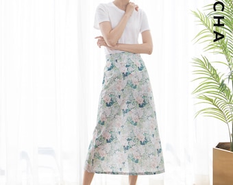 Maxi Skirt Sewing Pattern PDF | A-Line Skirt Pattern for Women | Long Skirt Digital Pattern Sizes 4-14 | Tess Skirt | DIY Timeless Skirt