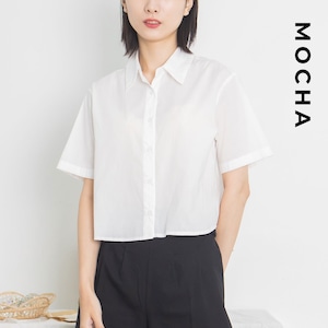 Padrão de costura em PDF para camisa de manga curta MOCHA Maddy - 4 tipos de papel (A4, US Letter, A0, 36"x48")