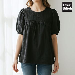 Blusa Imran EVERSTITCH - Padrão de Costura em PDF - 4 Tipos de Papel (A4, Carta EUA, A0, 36" x 48")