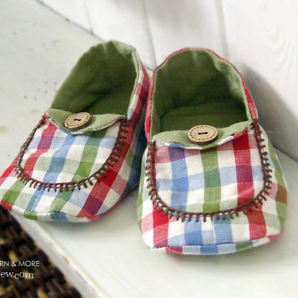 Micky Baby Moccasins PDF Sewing Pattern