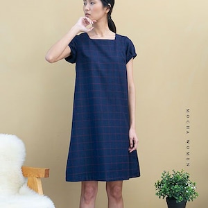 Molde de costura em PDF para vestido MOCHA Wynne - 4 tipos de papel (A4, Carta EUA, A0, 36" x 48")