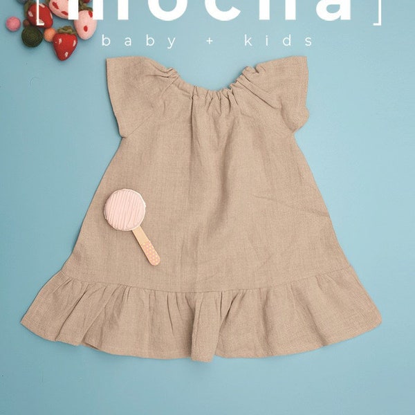 Nyla Rglan Baby Dress (3Y -10Y) PDF Sewing Pattern