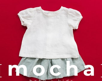 Harriet Blouse for Baby (3M -24M) PDF Sewing Pattern