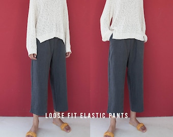 Sami Elastic Pants (Size 4-22) PDF Sewing Pattern  - Large Paper Printshop File Included