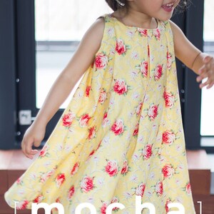 Vestido longo Kaitlyn (3A - 10A) Padrão de costura em PDF - 4 tipos de papel (A4, Carta dos EUA, A0, 36"x48")