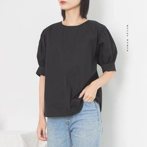 Molde de blusa MOCHA Elin em PDF - 4 tipos de papel (A4, US Letter, A0, 36"x48")