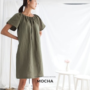 MOCHA Raglan Blouse/Dress PDF Sewing Pattern - Large Paper Printshop File Included