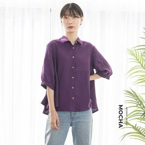 Molde de Blusa MOCHA Luella em PDF - 4 tipos de papel (A4, Carta dos EUA, A0, 36"x48")