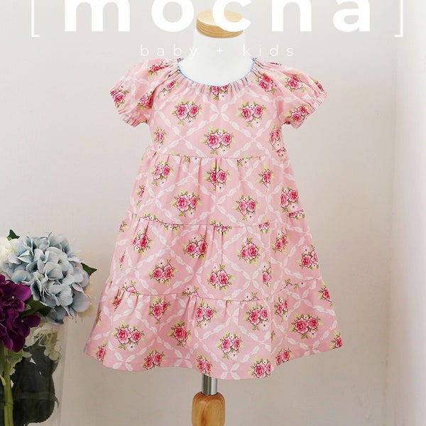 Naomi Raglan Dress for Kids (3Y - 8Y) PDF Sewing Pattern