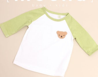 Logan Raglan T-Shirts Unisex (3Y-7Y) PDF Sewing Pattern | Baseball Tee | Children's Jersey Knit Shirt Digital Download