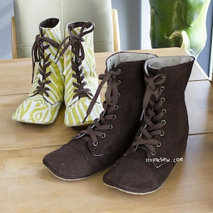 Adler Women's Combat Boots PDF Sewing Pattern