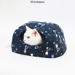 Cat House PDF Sewing Patterns & Video Tutorial 2 Size image 1