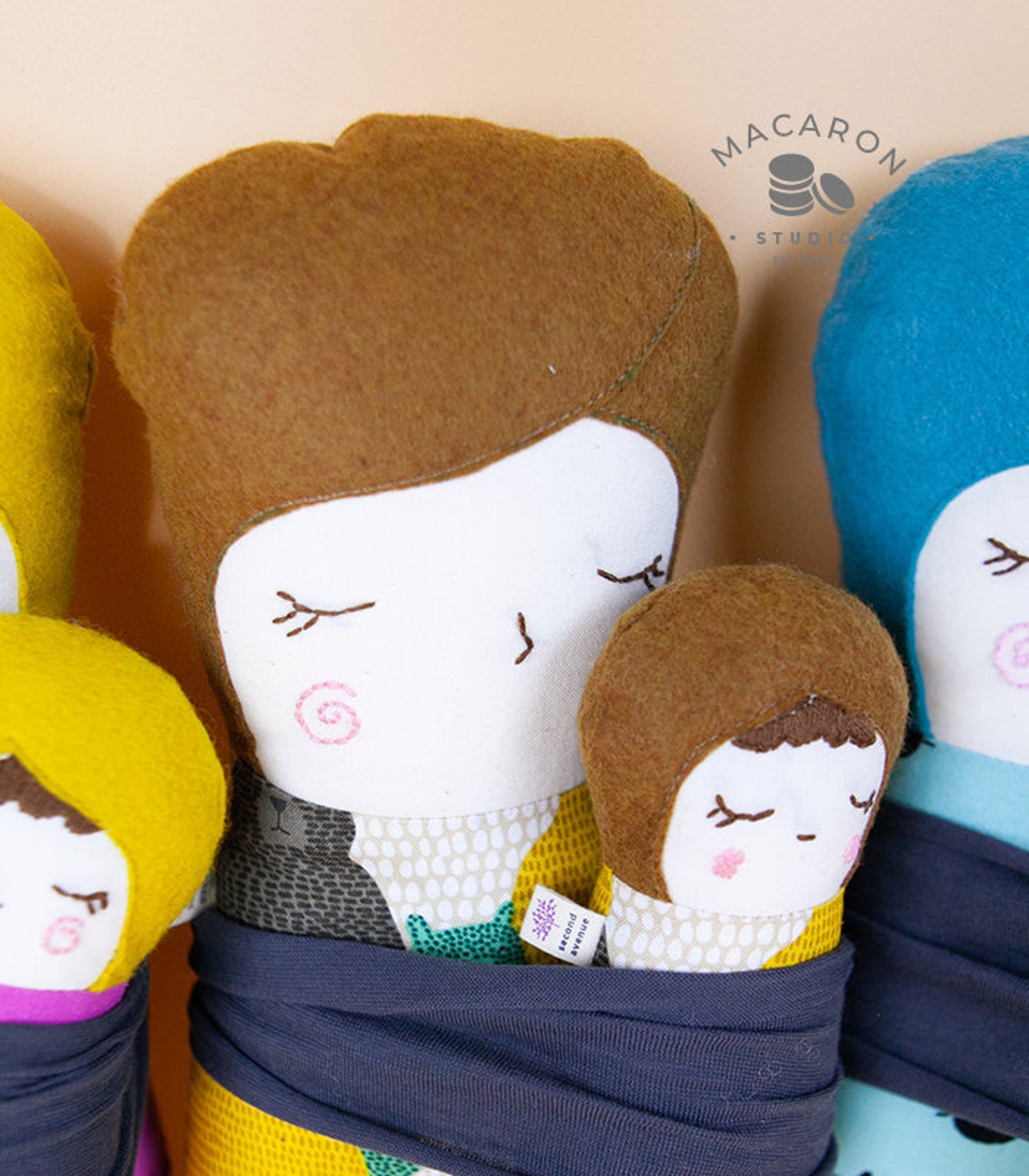 Mom and Baby Dolls PDF Sewing Pattern - Etsy