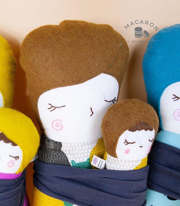 Mom and Baby Dolls PDF Sewing Pattern Etsy