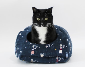 Cat/Dog Bed and House Combo PDF Sewing Patterns & Video Tutorials (2 Size )