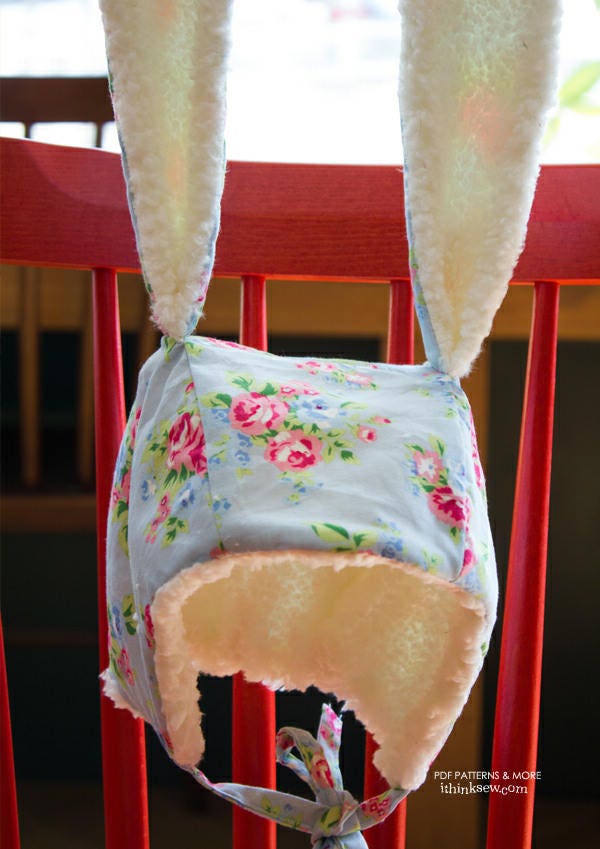 Rabbit Hat for Baby PDF Sewing Pattern - Etsy