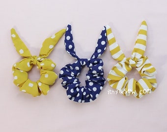 Valencia Scrunchie PDF Sewing Pattern & Video tutorial