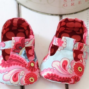 Jordan Baby T-Strap Shoes PDF Sewing Pattern