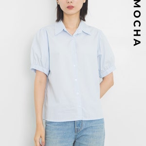 Blusa MOCHA Roshi Padrão de costura em PDF - 4 tipos de papel (A4, US Letter, A0, 36"x48")