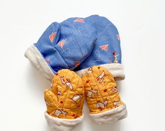 Haru Winter Mittens for baby and kids PDF Sewing Pattern
