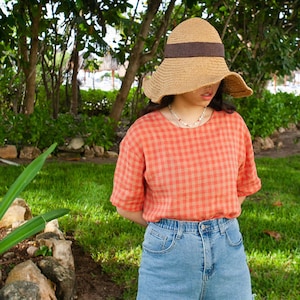 Blusa Shae com ombros caídos tamanho 16-22 PDF Padrão de costura - 4 tipos de papel (A4, US Letter, A0, 36"x48")