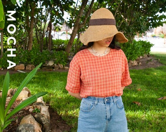 Size 16-22 Shae Drop Shoulder Blouse PDF Sewing Pattern - 4 Kinds of Paper (A4, US Letter, A0, 36&quot;x48&quot;)
