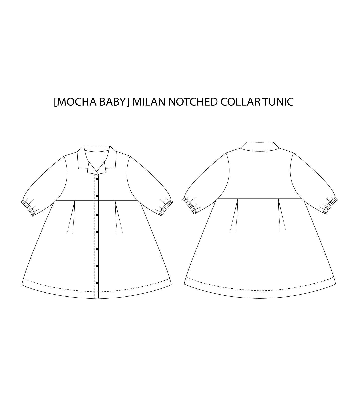 iThinksew - Patterns and More - MOCHA Notched Collar Shirts PDF