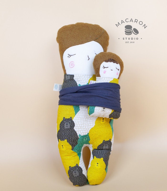 Mom and Baby Dolls PDF Sewing Pattern Etsy