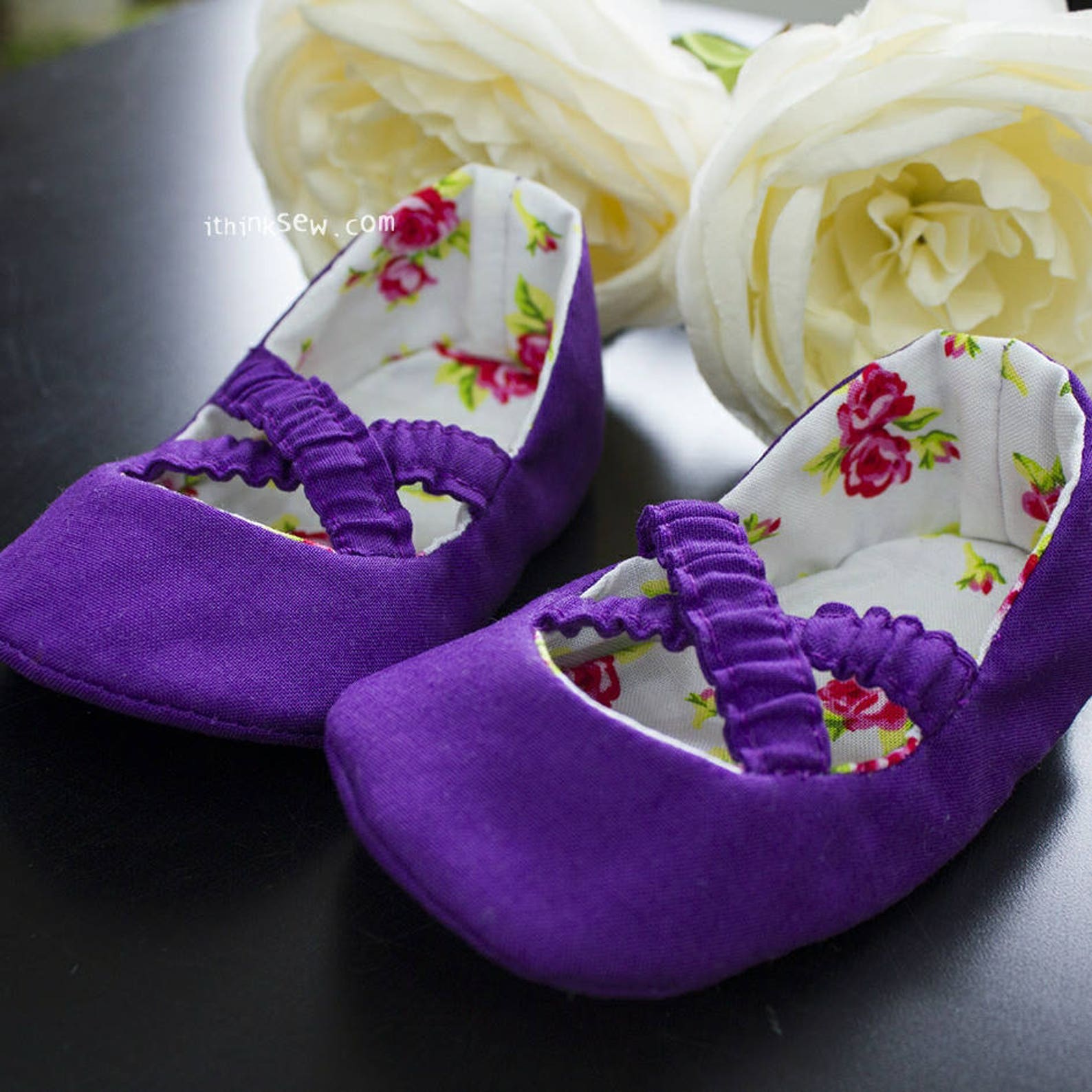 baby ballet shoes pdf sewing pattern (#583)