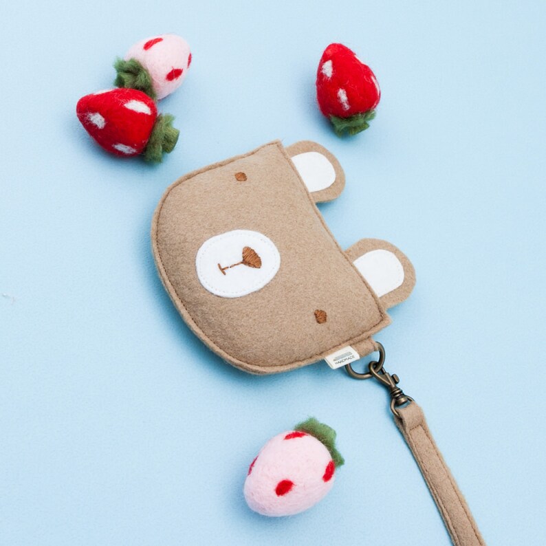 Teddy Bear Coin Purse PDF Sewing Pattern Etsy Australia