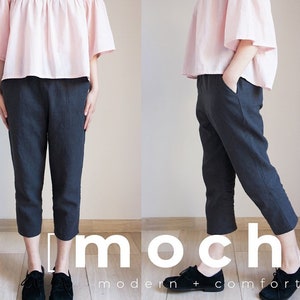 MOCHA Pricilla Cropped Pants PDF Sewing Pattern