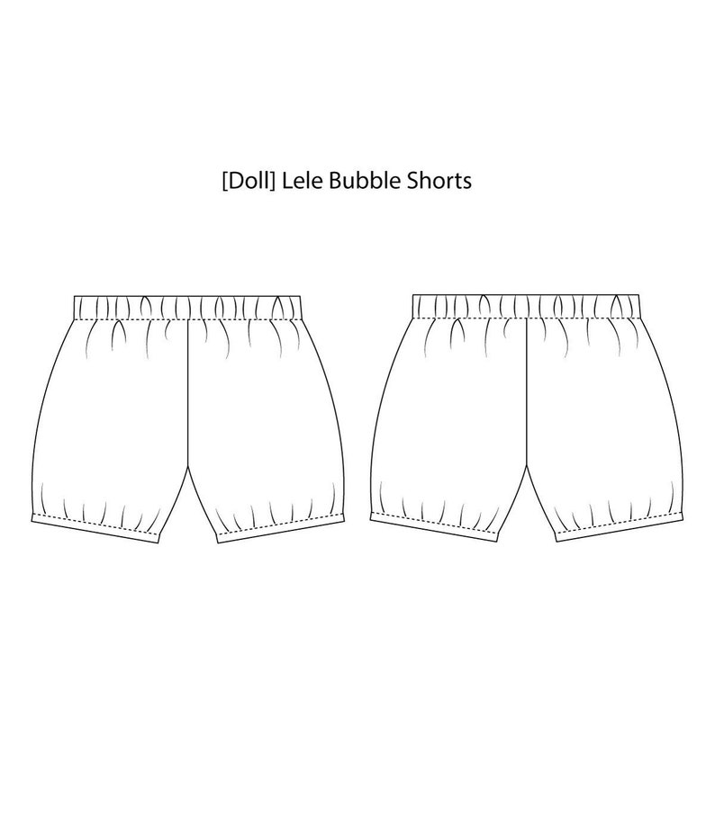 Lele Bubble Shorts PDF Pattern for 18 American Girl Doll Etsy