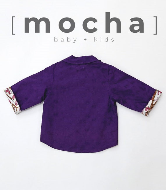 Peter Pan Collared Basic Jacket (1Y-5Y) PDF Sewing Pattern