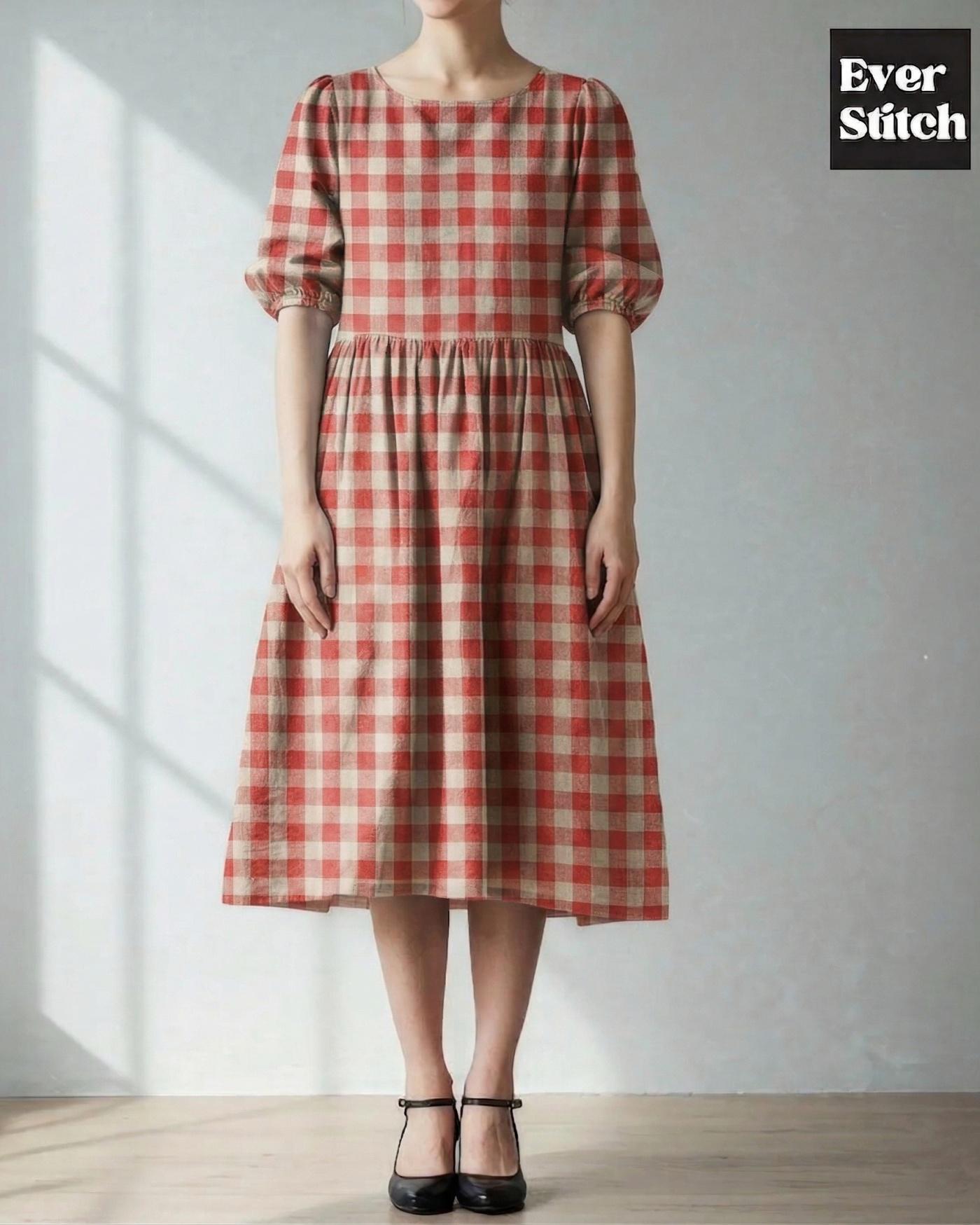 Letter Print Dress - Etsy