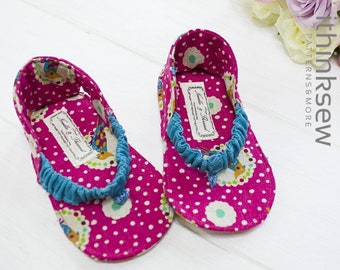 Valerie Baby Flip-flop PDF Sewing Pattern