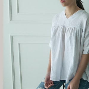 Blusa MOCHA Georgina PDF Padrão de costura - 4 tipos de papel (A4, Carta dos EUA, A0, 36"x48")