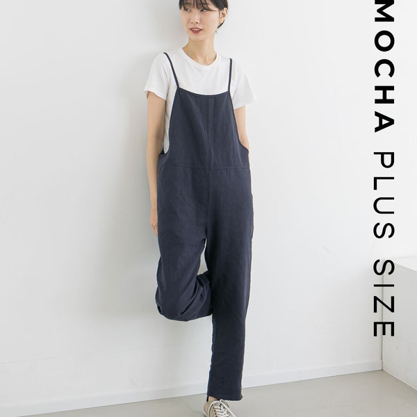 MOCHA Plus Size Verity Overalls PDF Sewing Pattern - 4 Kinds of Paper (A4, US Letter, A0, 36"x48")