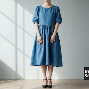 Padrão de costura em PDF para vestido Ruairi EVERSTITCH - 4 tipos de papel (A4, US Letter, A0, 36"x48")