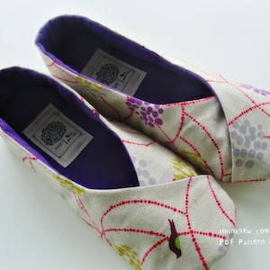Women Kimono-Style Shoes PDF Sewing Pattern image 5