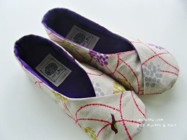 Women Kimono-Style Shoes PDF Sewing Pattern image 5